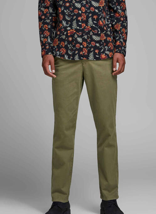 Pantalon chino verde JACK & JONES bărbat