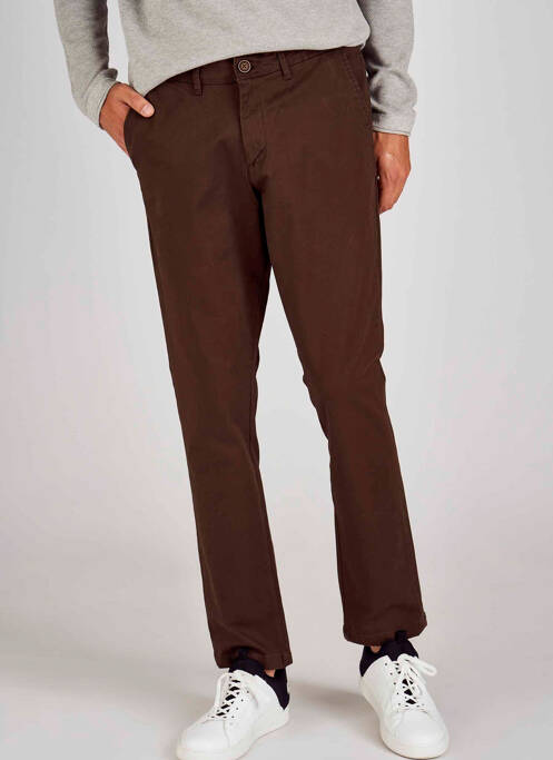 Pantalon chino maro JACK & JONES bărbat