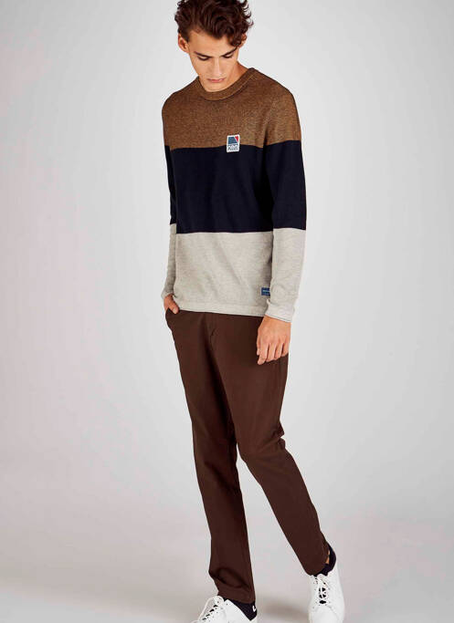 Pantalon chino maro JACK & JONES bărbat