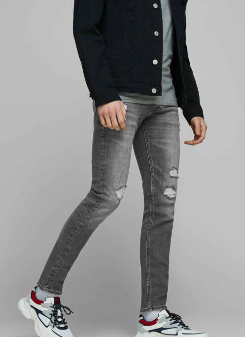 Blugi cu croială slim gri JACK & JONES bărbat