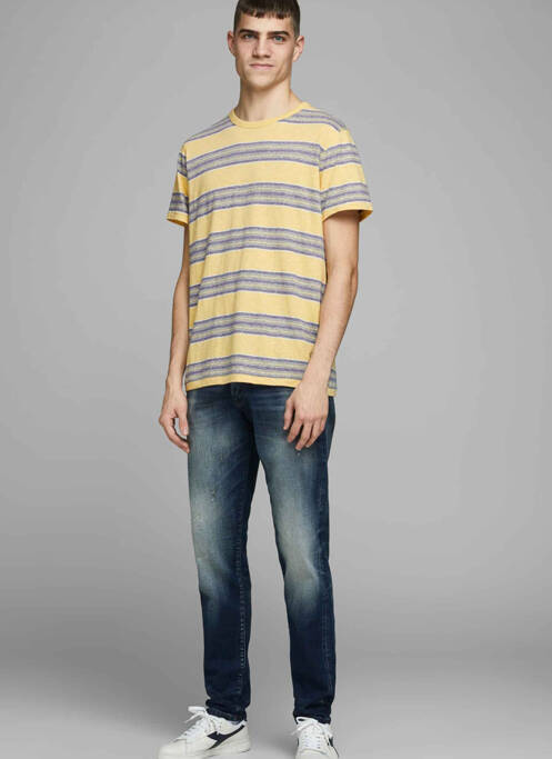 Tricou galben JACK & JONES bărbat