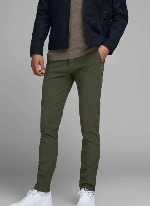 Pantalon slim verde JACK & JONES bărbat