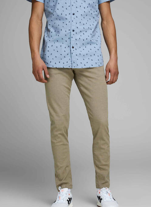 Pantalon chino bej JACK & JONES bărbat