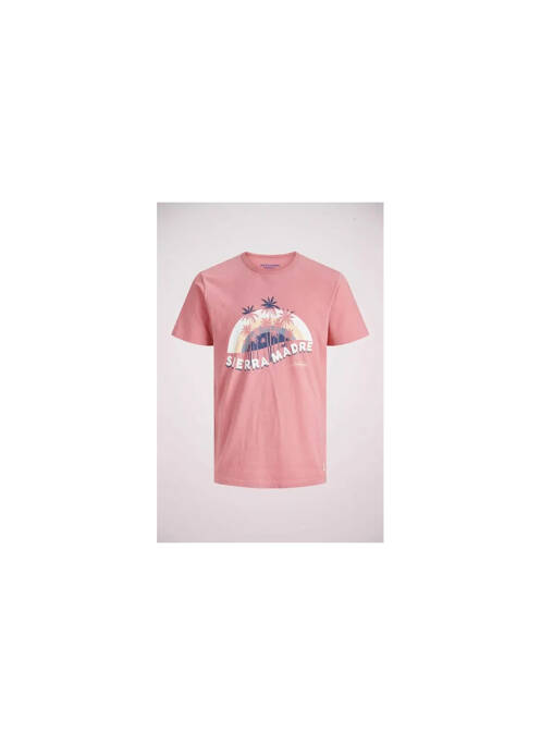 Tricou roz JACK & JONES băiat