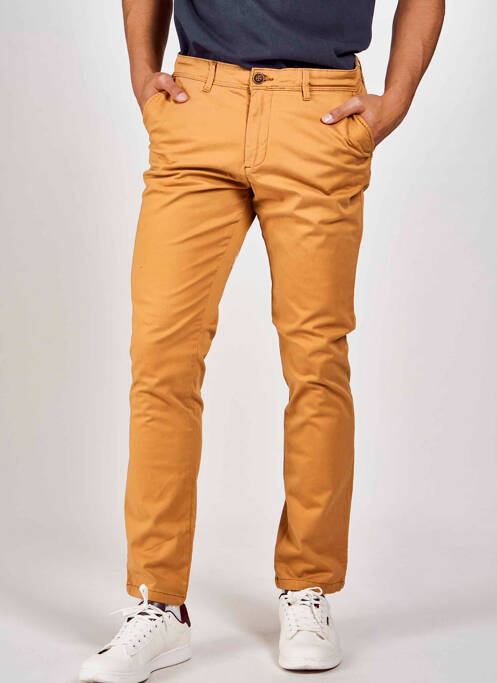 Pantalon chino maro JACK & JONES bărbat