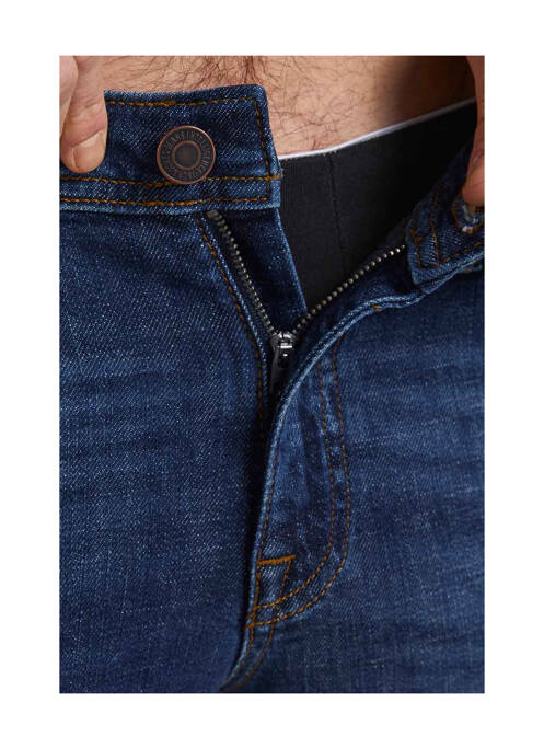 Blugi cu croială slim albastru JACK & JONES bărbat