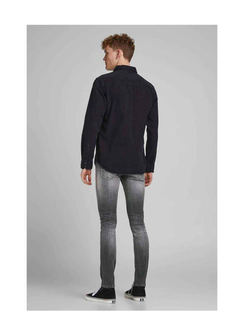Blugi cu croială slim negru JACK & JONES bărbat