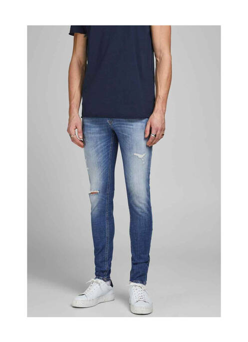 Blugi skinny albastru JACK & JONES bărbat