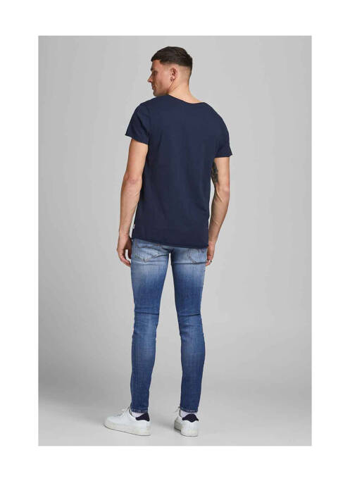 Blugi skinny albastru JACK & JONES bărbat