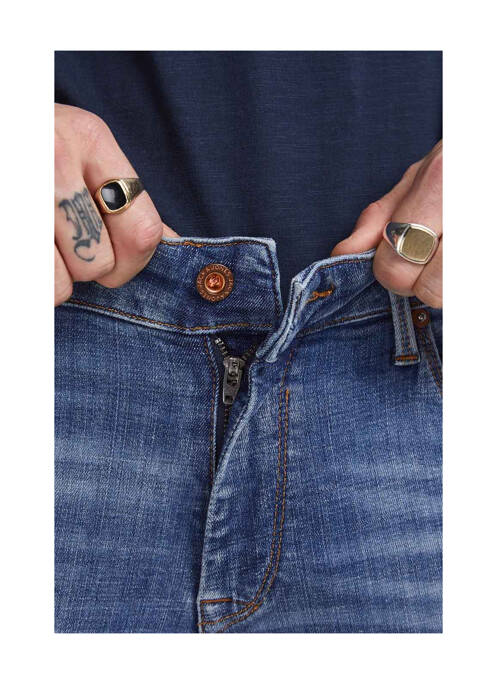 Blugi skinny albastru JACK & JONES bărbat