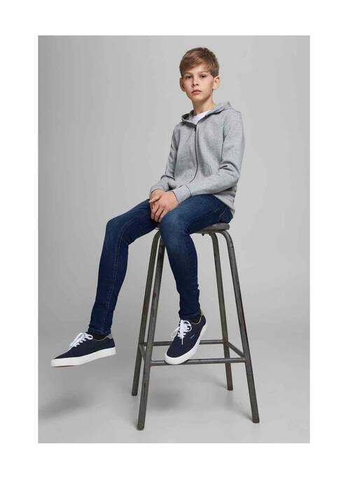 Blugi cu croială slim albastru JACK & JONES băiat