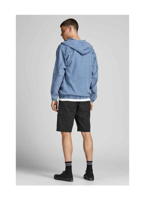 Hanorac cu glugă albastru JACK & JONES bărbat