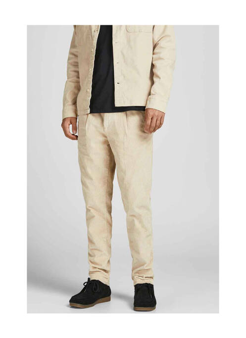 Pantalon 7/8 bej JACK & JONES bărbat