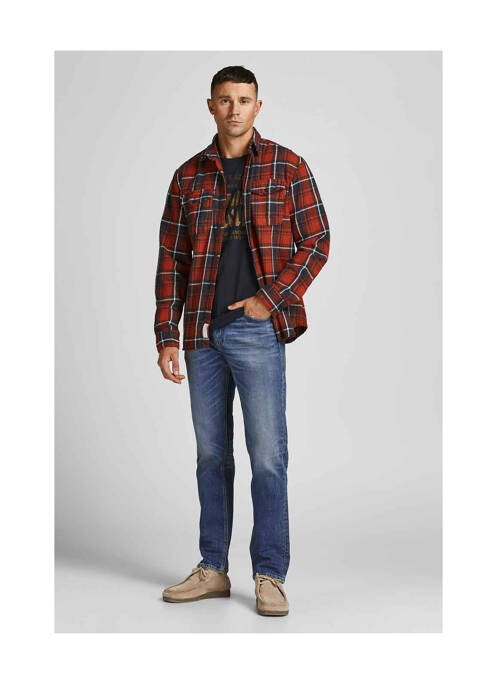 Blugi cu croială dreaptă albastru JACK & JONES bărbat