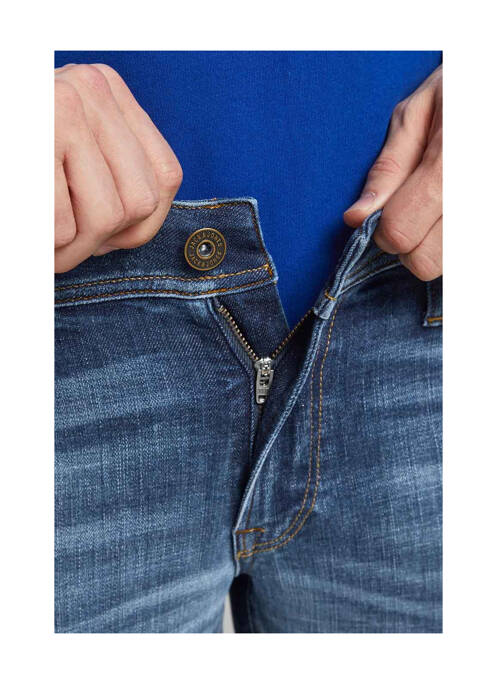 Blugi skinny albastru JACK & JONES bărbat