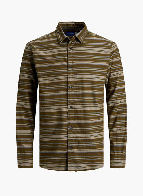 Cămașă cu mâneci lungi verde JACK & JONES bărbat