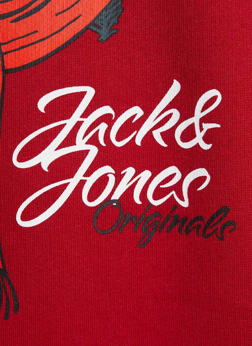 Hanorac roșu JACK & JONES băiat