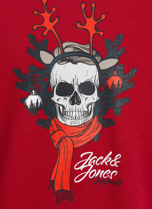 Hanorac roșu JACK & JONES băiat