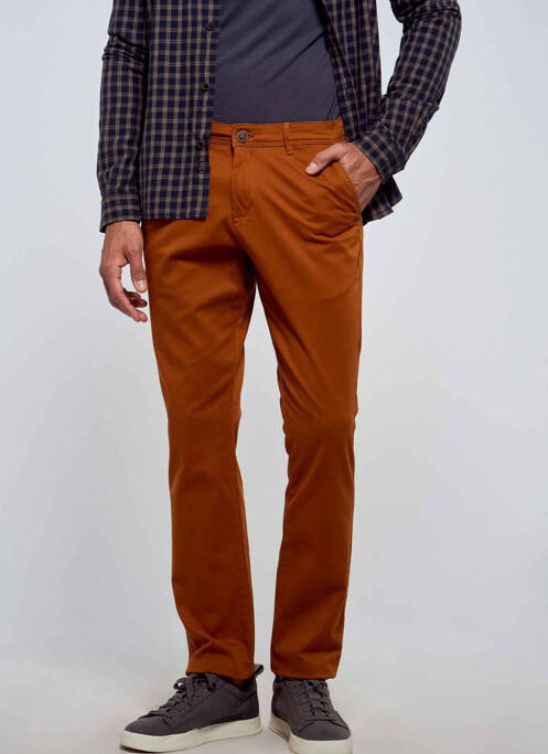 Pantalon chino maro JACK & JONES bărbat