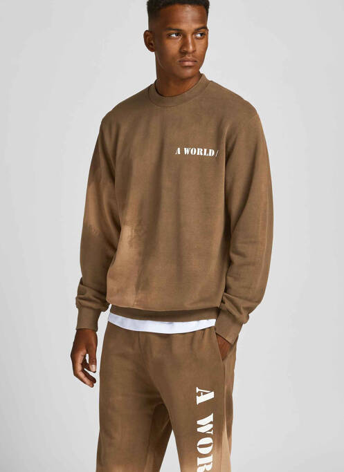 Hanorac maro JACK & JONES bărbat