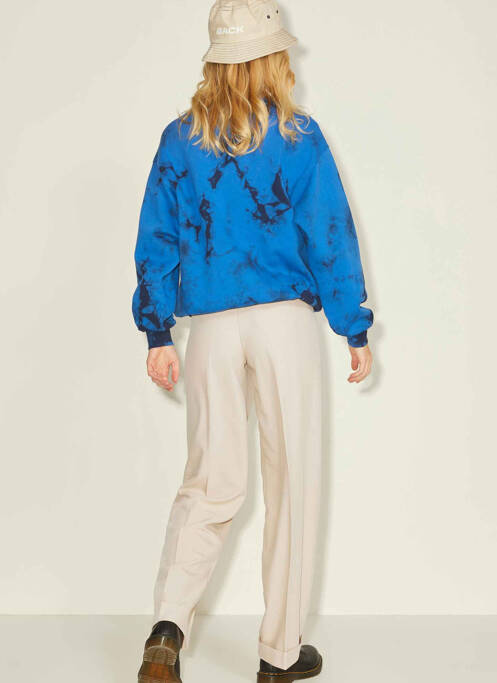 Pantalon evazat bej JJXX femeie