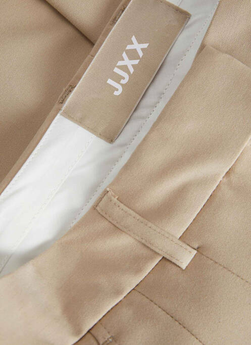 Pantalon evazat bej JJXX femeie