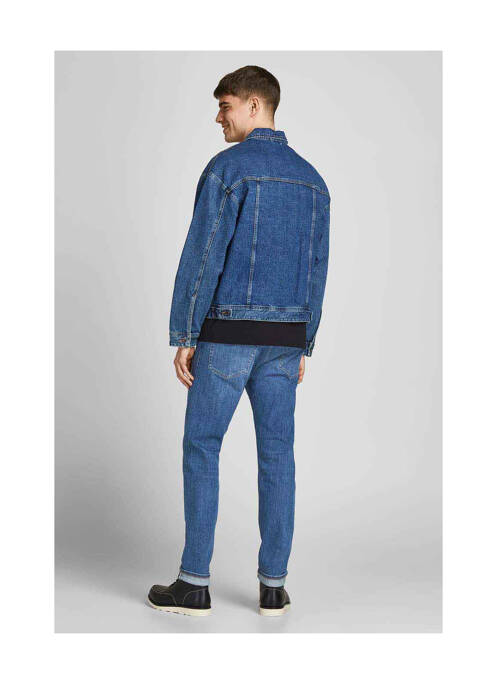 Blugi cu croială slim albastru JACK & JONES bărbat