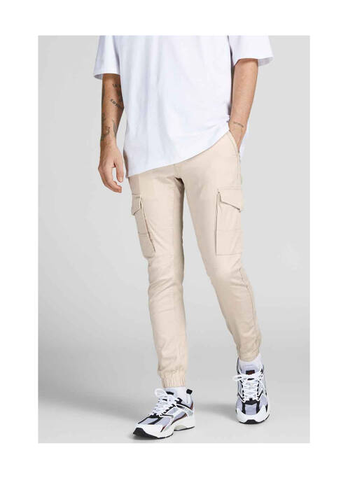 Pantalon cargo bej JACK & JONES bărbat
