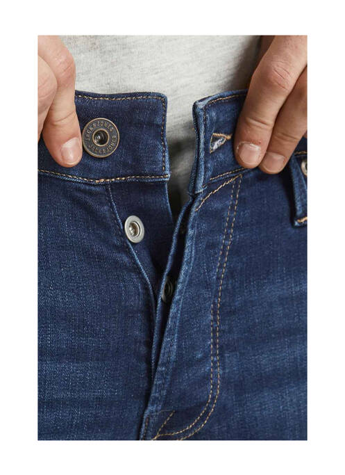 Blugi cu croială slim albastru JACK & JONES bărbat