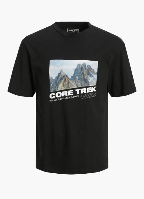 Tricou negru JACK & JONES bărbat