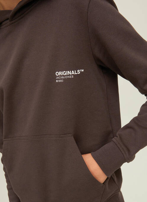 Hanorac maro JACK & JONES băiat