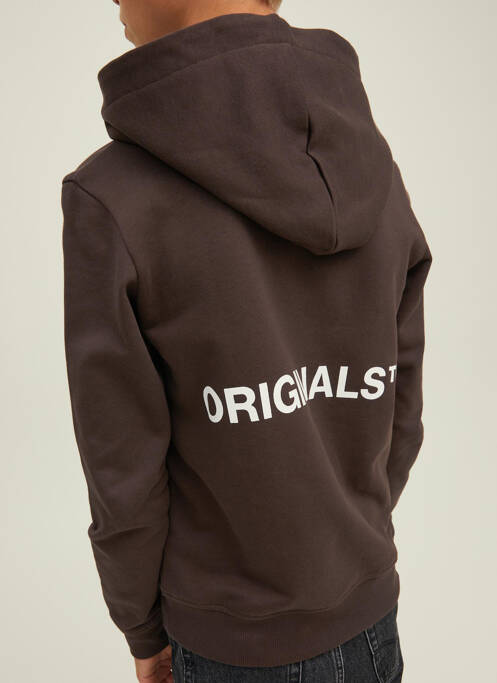 Hanorac maro JACK & JONES băiat