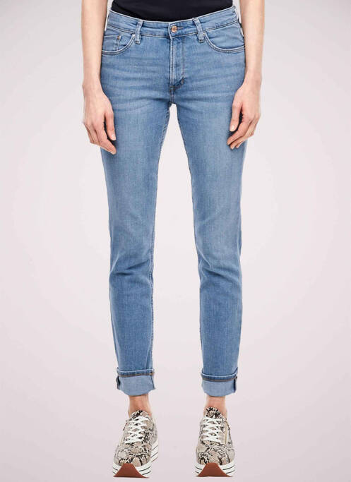 Blugi cu croială slim albastru S.OLIVER femeie