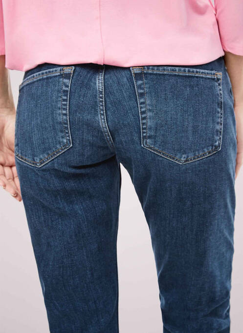 Blugi cu croială dreaptă albastru S.OLIVER femeie