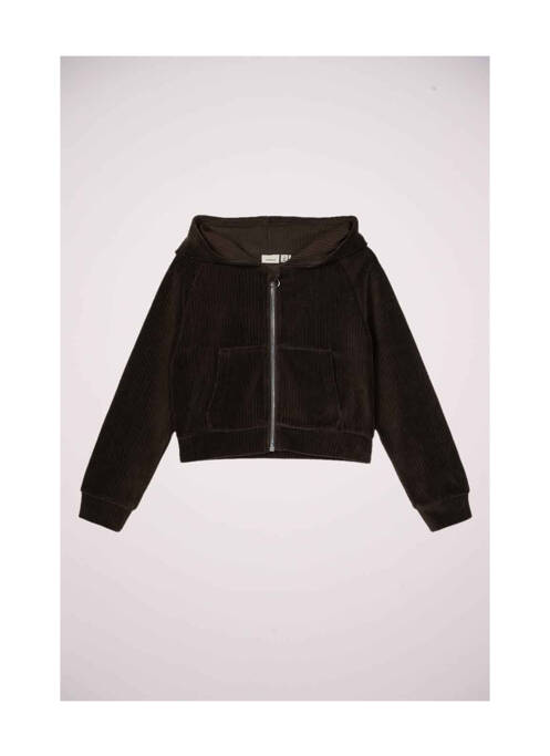 Vestă cu mâneci lungi maro NAME IT fată