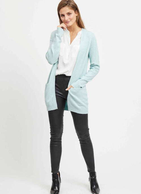 Vestă cu mâneci lungi albastru VILA femeie