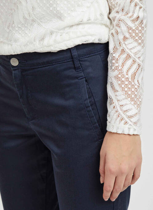 Pantalon chino albastru VILA femeie
