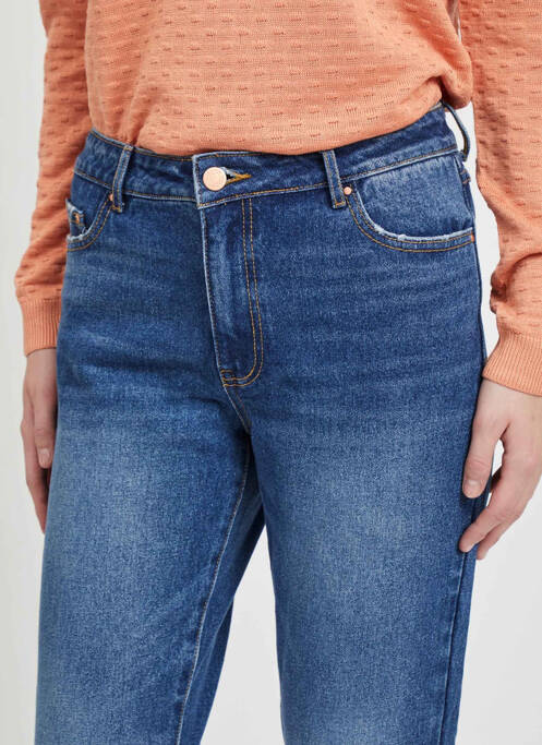 Pantalon drept albastru VILA femeie