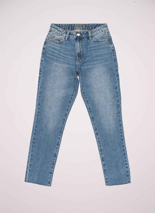 Blugi cu croială dreaptă albastru VILA femeie