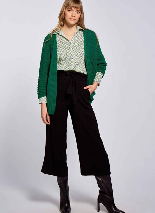 Pantalon 7/8 negru VILA femeie