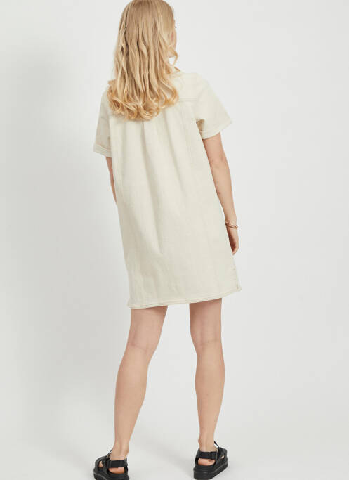 Rochie scurtă bej VILA femeie