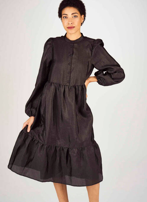 Rochie lungă negru VILA femeie
