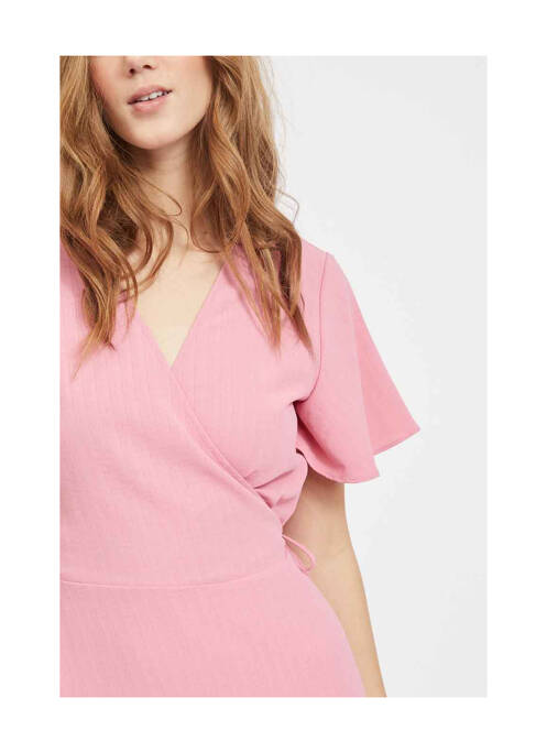 Rochie midi roz VILA femeie