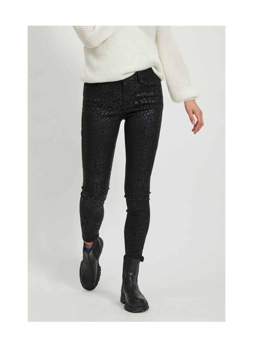 Pantalon slim negru VILA femeie