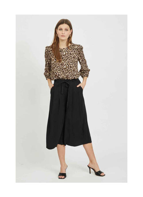 Pantalon trei sferturi negru VILA femeie