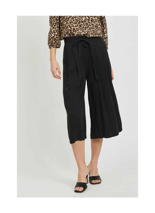 Pantalon trei sferturi negru VILA femeie