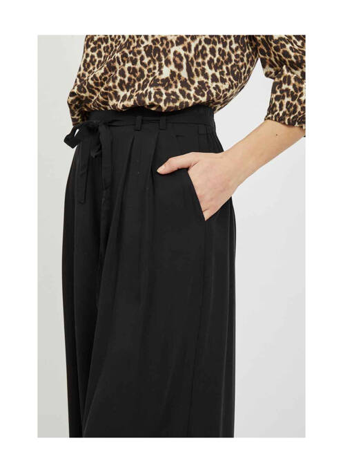 Pantalon trei sferturi negru VILA femeie