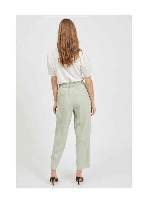Pantalon chino verde VILA femeie