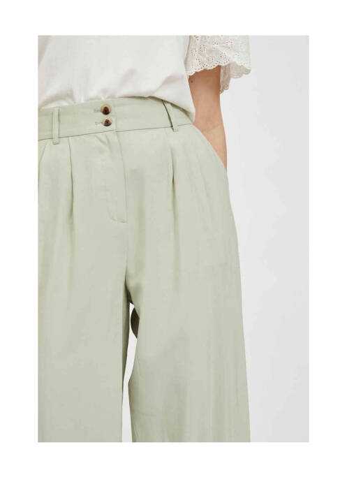 Pantalon chino verde VILA femeie