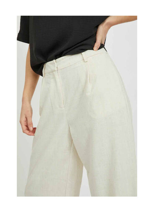 Pantalon chino bej VILA femeie